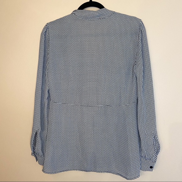 NWOT MICHAEL KORS BLACK AND WHITE BLOUSE - Picture 7 of 7